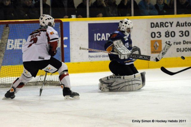 Photo hockey match Dijon  - Briançon  le 15/01/2011