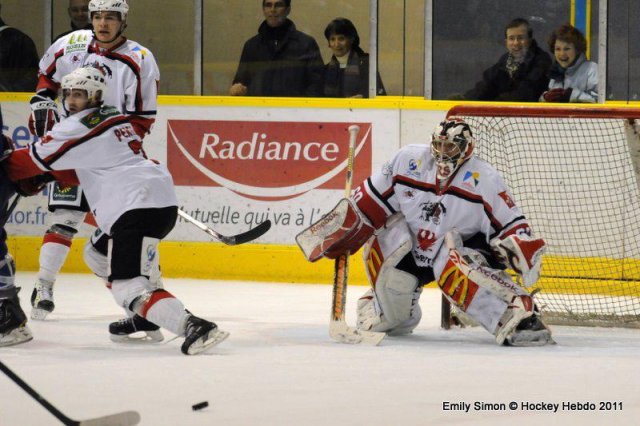 Photo hockey match Dijon  - Briançon  le 15/01/2011