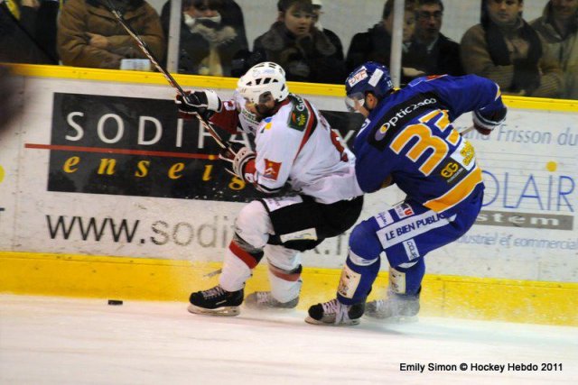 Photo hockey match Dijon  - Briançon  le 15/01/2011
