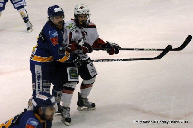 Photo hockey match Dijon  - Briançon  le 15/01/2011