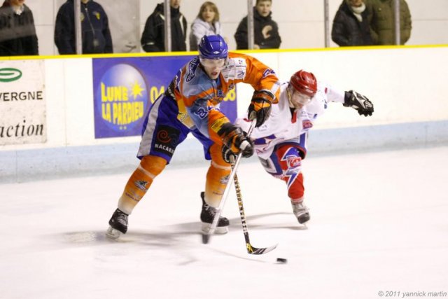 Photo hockey match Clermont-Ferrand - Asnières le 15/01/2011