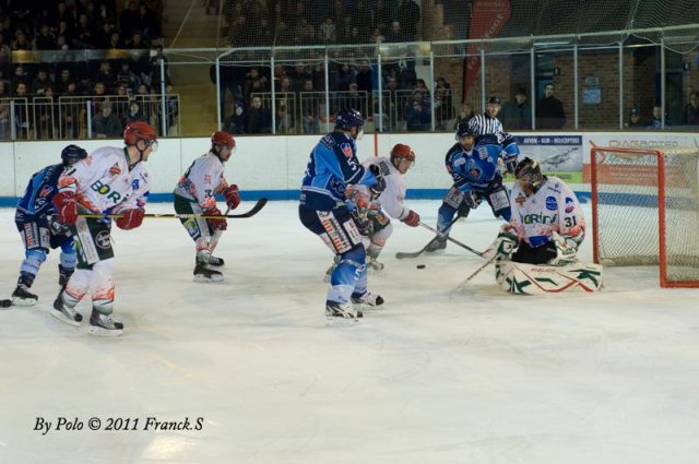 Photo hockey match Angers  - Mont-Blanc le 22/01/2011