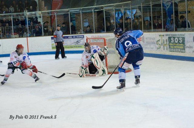 Photo hockey match Angers  - Mont-Blanc le 22/01/2011