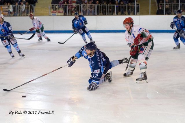 Photo hockey match Angers  - Mont-Blanc le 22/01/2011