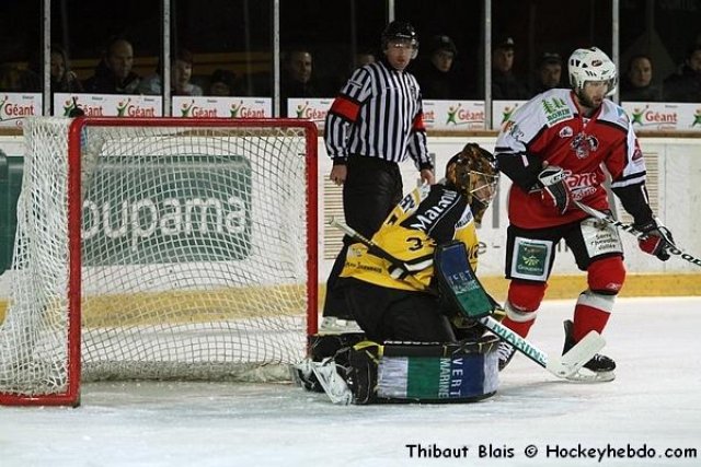 Photo hockey match Briançon  - Rouen le 22/01/2011