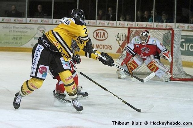 Photo hockey match Briançon  - Rouen le 22/01/2011