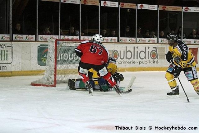Photo hockey match Briançon  - Rouen le 22/01/2011