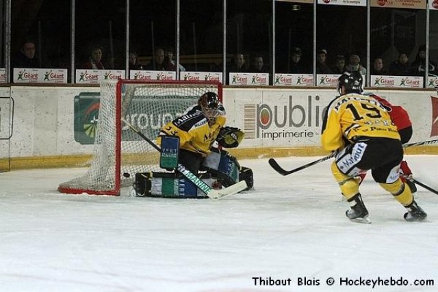 Photo hockey match Briançon  - Rouen le 22/01/2011