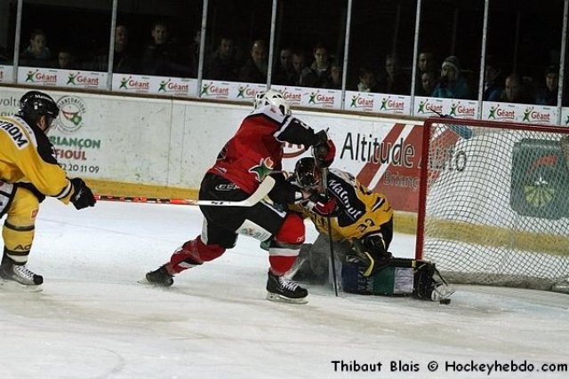 Photo hockey match Briançon  - Rouen le 22/01/2011