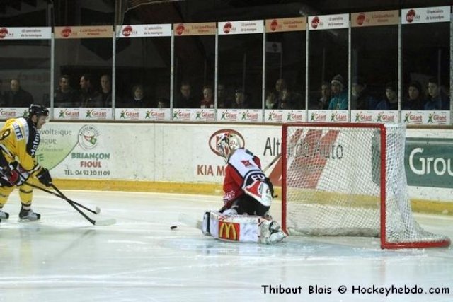 Photo hockey match Briançon  - Rouen le 22/01/2011