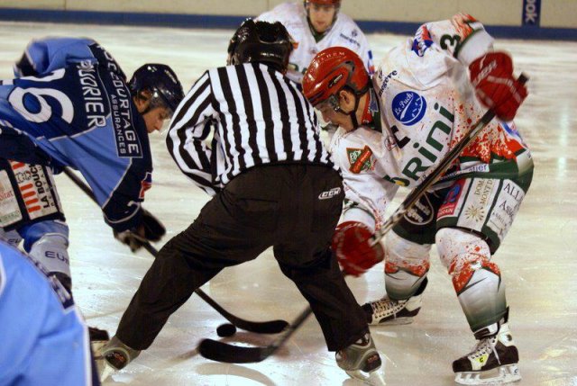 Photo hockey match Angers  - Mont-Blanc le 22/01/2011