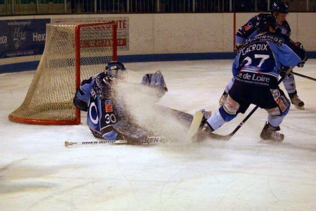 Photo hockey match Angers  - Mont-Blanc le 22/01/2011