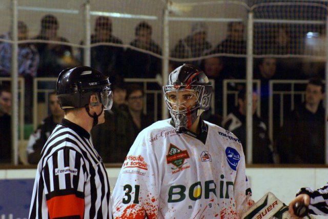 Photo hockey match Angers  - Mont-Blanc le 22/01/2011