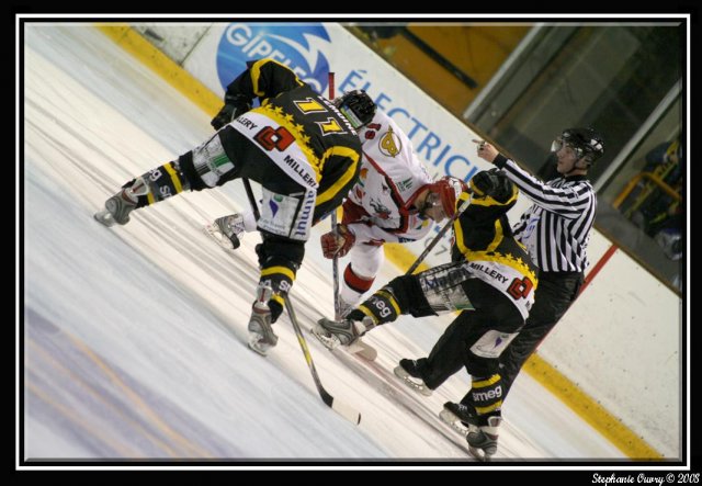 Photo hockey match Rouen - Briançon  le 29/03/2008