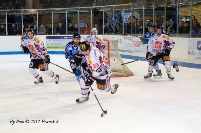 Photo hockey match Angers  - Amiens  le 27/01/2011