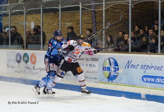 Photo hockey match Angers  - Amiens  le 27/01/2011