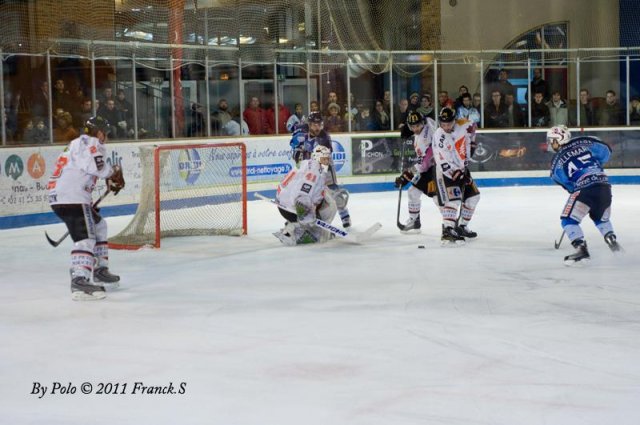 Photo hockey match Angers  - Amiens  le 27/01/2011