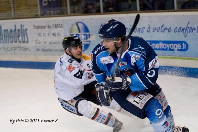 Photo hockey match Angers  - Amiens  le 27/01/2011