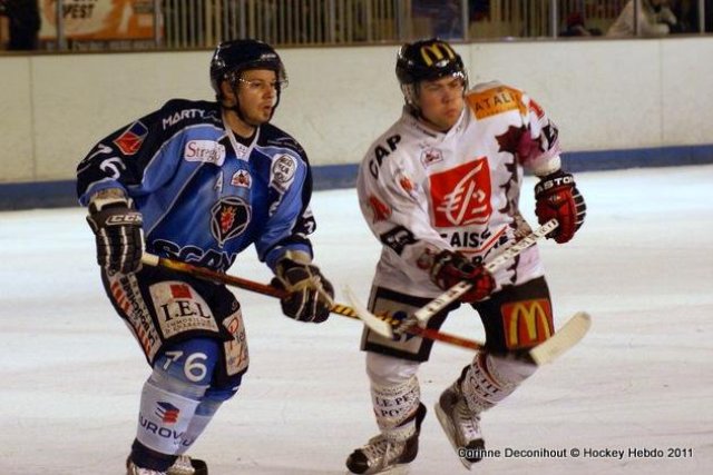 Photo hockey match Angers  - Amiens  le 27/01/2011