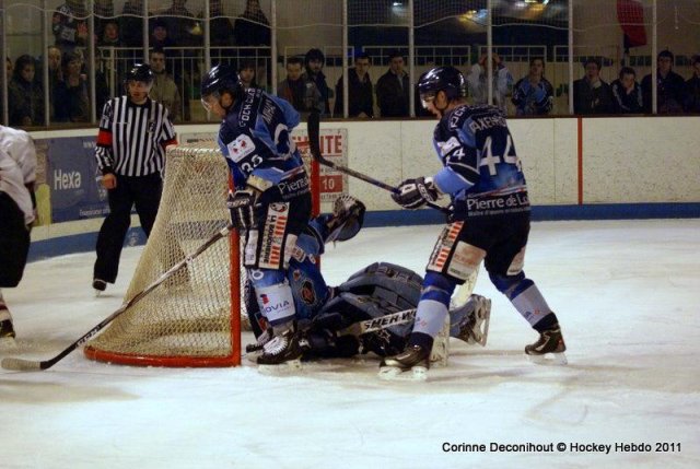 Photo hockey match Angers  - Amiens  le 27/01/2011