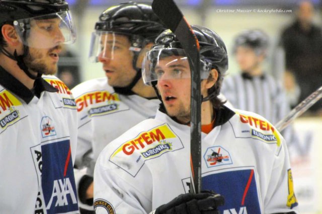 Photo hockey match Caen  - Chamonix  le 28/01/2011
