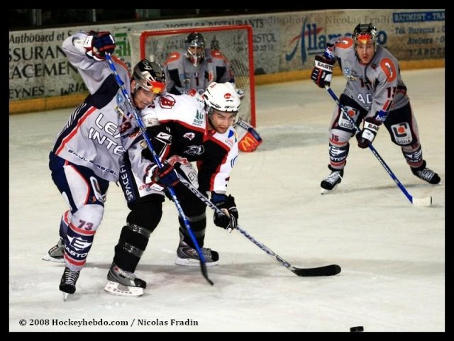 Photo hockey match Briançon  - Grenoble  le 30/09/2008