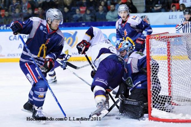 Photo hockey match Grenoble  - Chamonix  le 05/02/2011