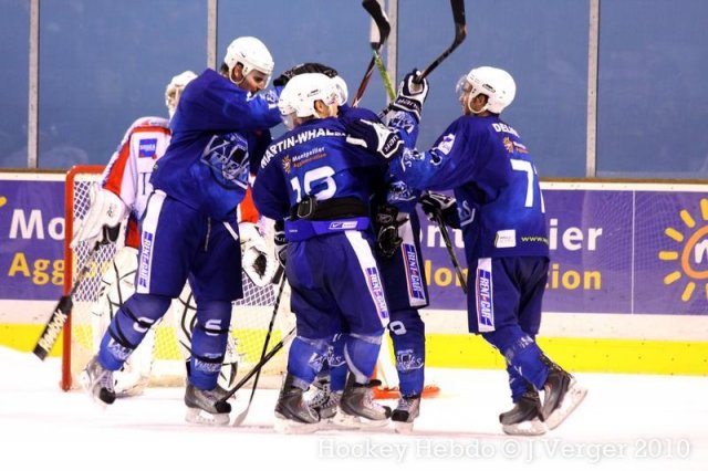 Photo hockey match Montpellier  - Brest  le 05/02/2011