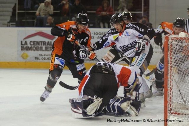 Photo hockey match Tours  - Caen  le 30/09/2008