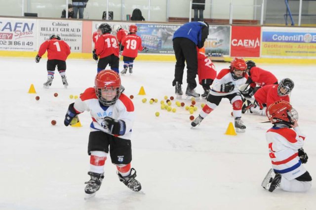 Photo hockey reportage Caen  : Plateau play zir en images
