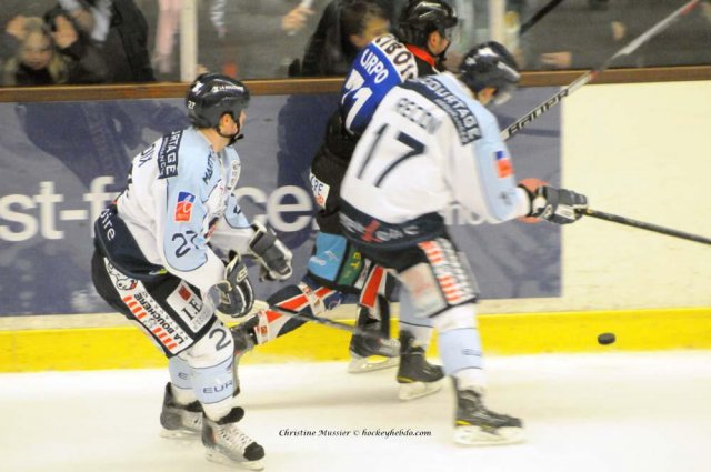 Photo hockey match Caen  - Angers  le 18/02/2011