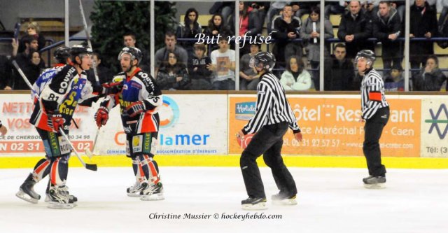 Photo hockey match Caen  - Angers  le 18/02/2011
