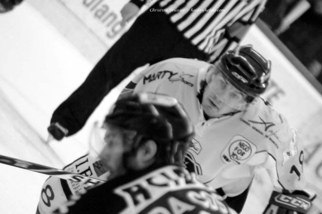 Photo hockey match Caen  - Angers  le 18/02/2011