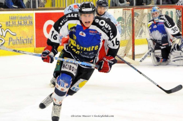 Photo hockey match Caen  - Angers  le 18/02/2011