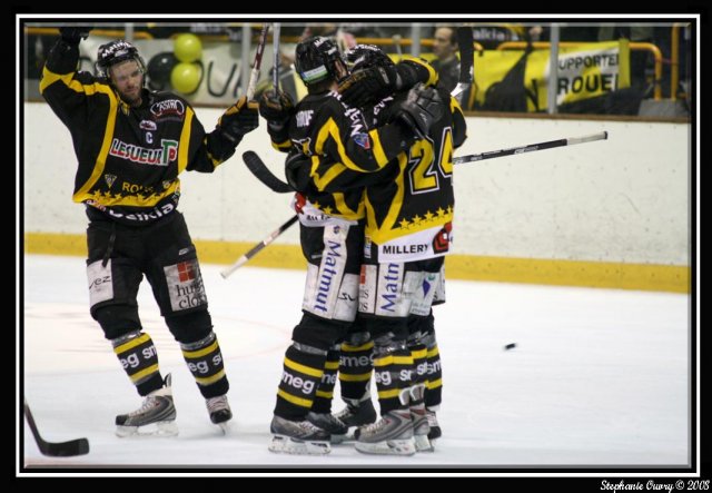 Photo hockey match Rouen - Briançon  le 29/03/2008