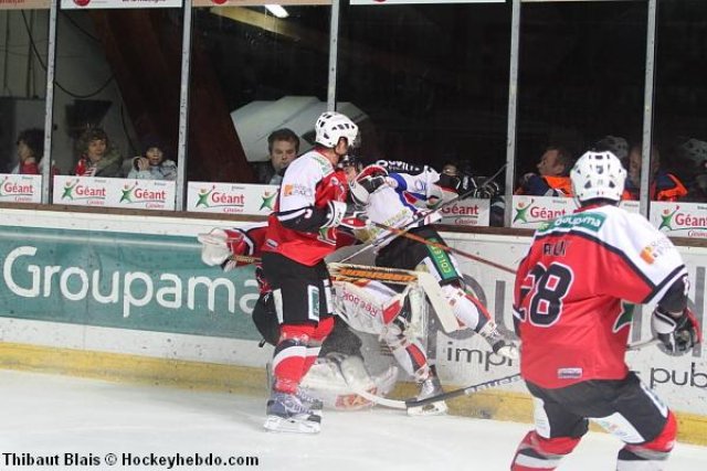 Photo hockey match Briançon  - Caen  le 20/02/2011