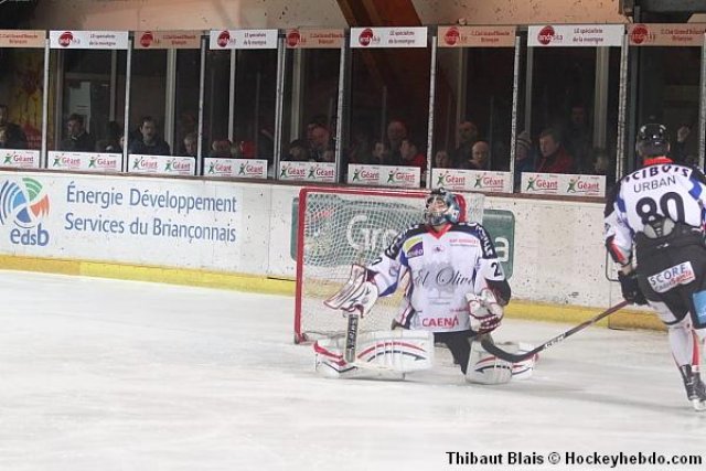 Photo hockey match Briançon  - Caen  le 20/02/2011