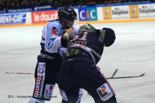 Photo hockey match Grenoble  - Angers  le 22/02/2011