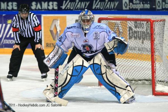 Photo hockey match Grenoble  - Angers  le 22/02/2011