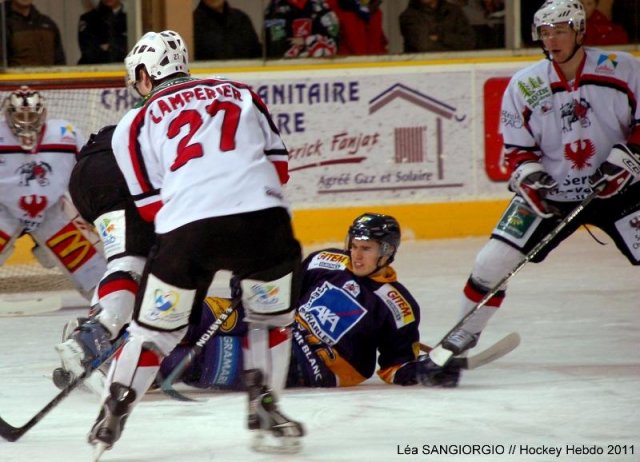 Photo hockey match Chamonix  - Briançon  le 22/02/2011