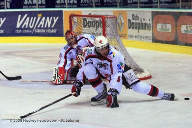 Photo hockey match Grenoble  - Briançon  le 04/10/2008