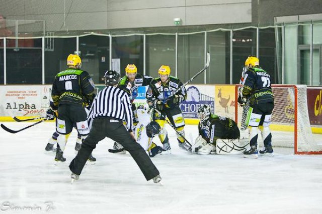 Photo hockey match Strasbourg  - Chamonix  le 26/02/2011