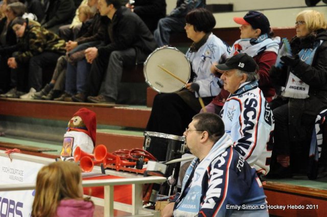 Photo hockey match Dijon  - Angers  le 26/02/2011