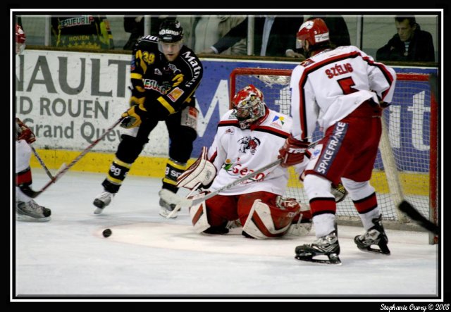 Photo hockey match Rouen - Briançon  le 29/03/2008
