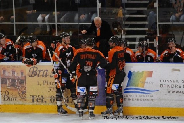 Photo hockey match Tours  - Angers  le 04/10/2008