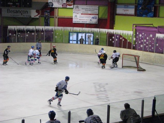 Photo hockey match Besançon - Compiègne le 06/03/2011