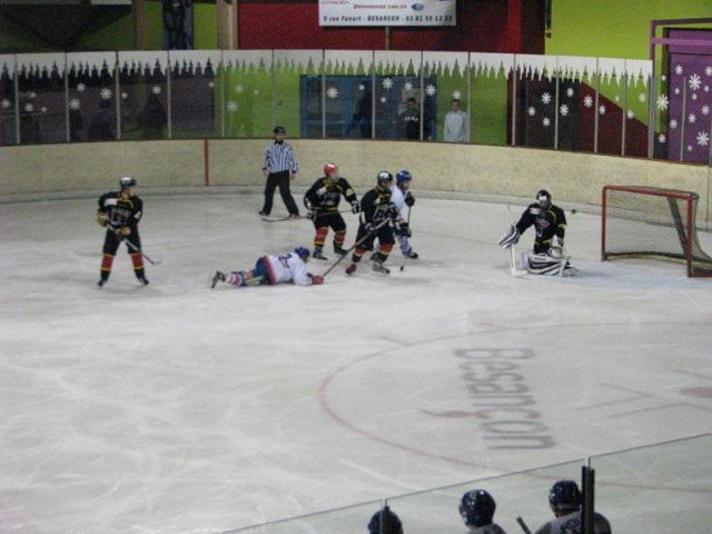 Photo hockey match Besançon - Compiègne le 06/03/2011