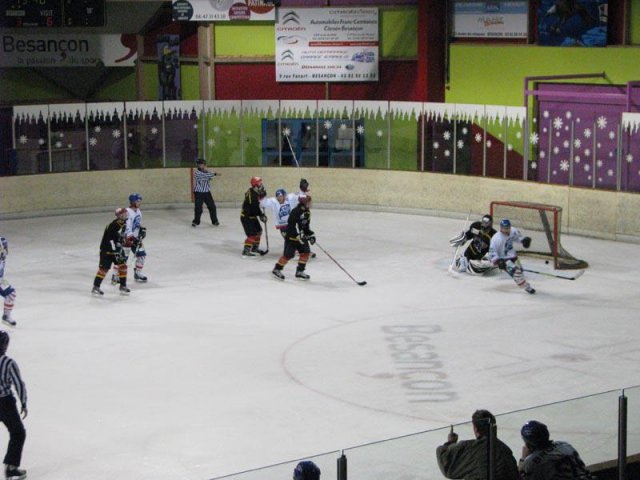 Photo hockey match Besançon - Compiègne le 06/03/2011