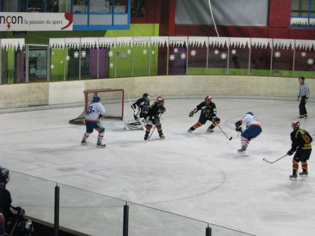 Photo hockey match Besançon - Compiègne le 06/03/2011