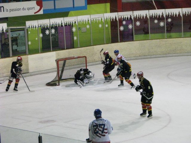 Photo hockey match Besançon - Compiègne le 06/03/2011